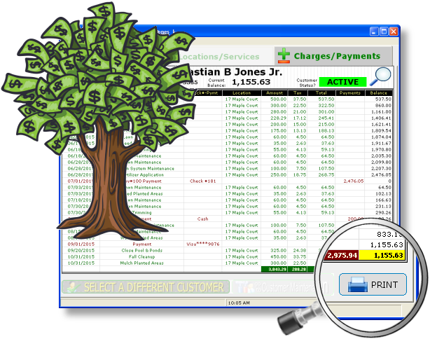 GroundsKeeper Pro accounting feature image